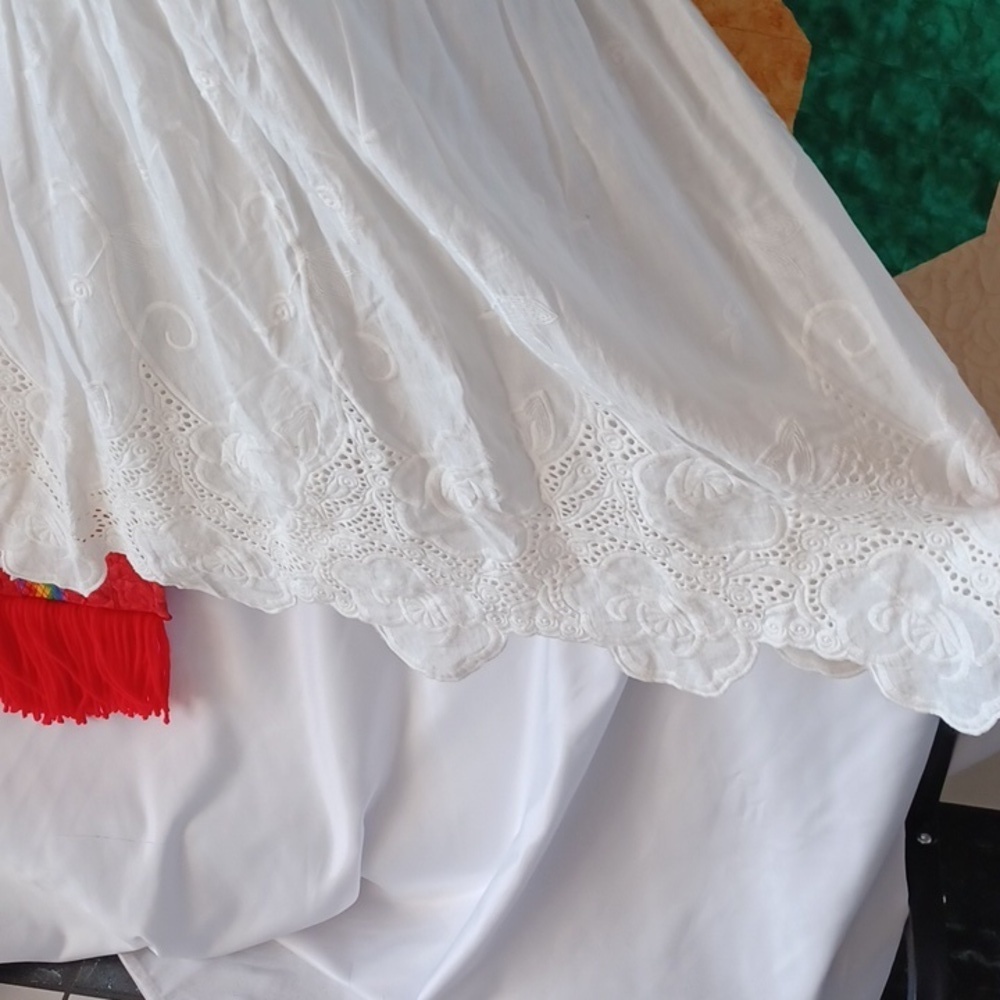 Southern Fried Chicks | White Eyelet Dress - Picture 4 of 9